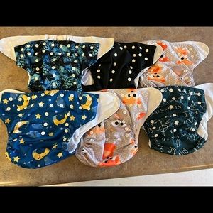 Pocket Style XL Cloth Diaper Bundle (PLEASE NOTE SIZE)
